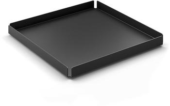 ZACK POTES Tablett - schwarz - 20x2x20 cm
