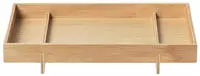 Blomus Dekotablett, Holz, rechteckig, 30x18x5 cm, Dekoration, Dekoartikel, Dekoteller