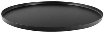 Present Time Round Tablett - matt black - &Oslash; 39,5 cm - H&ouml;he 1,5 cm