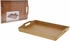 Excellent ORION Bambustablett Serviertablett aus Bambus 43x29x5 cm