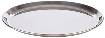 APS 30148 Serviertablett KAFFEEHAUS, &Oslash; 27 cm, Edelstahl, hochglanzpoliert, Rand eingerollt