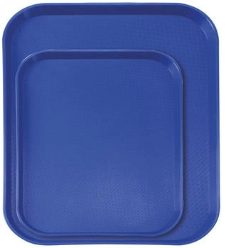 Hendi Serviertablett Klein, 265x345x(H) 20mm, Polypropylen, schwarz