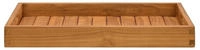 vidaXL Serviertablett 60x35 cm Massivholz Teak