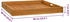 vidaXL Serviertablett 60x60 cm Massivholz Teak