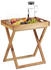 Relaxdays Tabletttisch klappbar Klapptisch Serviertisch Beistelltisch abnehmbar 2,5 kg