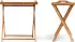 Relaxdays Tabletttisch, Bambus, HxBxT: 63,5 x 55 x 35 cm