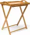 Relaxdays Tabletttisch, Bambus, HxBxT: 63,5 x 55 x 35 cm