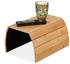 Relaxdays Sofatablett Armlehnenablage Couchbutler Sofaablage rutschfest klappbar 3 kg