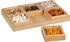 Relaxdays Snackschalen set eckig 6 Teile Servierschalen Set Knabberschalen Set 6 Schalen