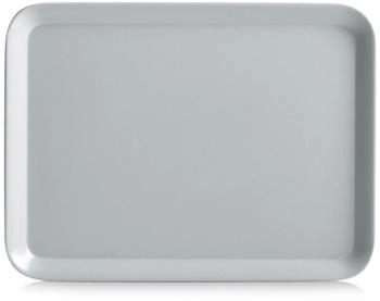 Zeller Zeller 26694 Melamintablett, grau, ca. 24 x 18 cm, Serviertablett, Dekotablett