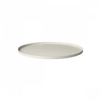 Blomus Tablett Peasy Ø 38 cm Edelstahl Beige L (Large)