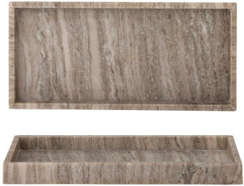 Bloomingville Majsa Tablett, Braun, Marmor
