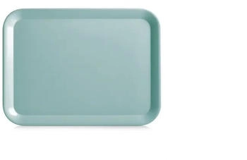 Zeller Zeller 26698 Melamintablett, Melamin, Aqua, ca. 43.5 x 32.5 cm, Serviertablett, stapelbar, Kratzfest