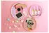 Gift Company Rundes Dekotablett XS Girl Power Flieder Melamin flieder