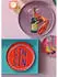 Gift Company Rundes Dekotablett XS Girl Power Flieder Melamin flieder