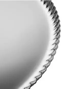 Alessi Rundes Serviertablett Pleats-JK02 Edelstahl Glanz edelstahl (/31)
