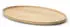 Continenta Tablett oval aus Gummibaumholz (36,5 x 25 x 2 cm)