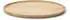 Continenta Tablett oval aus Gummibaumholz (36,5 x 25 x 2 cm)