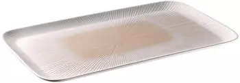 APS Blush Tablett GN 1/1 Melamin wei&szlig;/beige 53x32,5x2,5cm (85500)