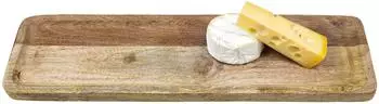Spetebo Servierbrett Mangoholz rechteckig natur 61x17cm (4358)