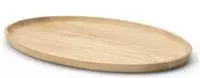 Continenta Tablett oval, Gummibaum, ideal zum Servieren