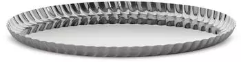 Alessi Rundes Serviertablett Pleats-JK02 Edelstahl Glanz edelstahl (/23)