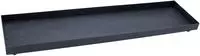 L&auml;ngliches Metall Kerzentablett Dunkelgrau - 60 X 15 Cm - Dekotablett...