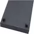Spetebo Kerzentablett rechteckig, Metall, dunkelgrau, 60x15cm (4162)
