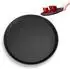 Relaxdays Gastro Tablett rund, Kunststoff, schwarz, 25er-Set