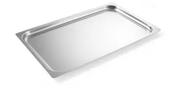 Hendi Bankett-Serviertablett GN 1/1, Edelstahl, 530x325x13mm (436103)