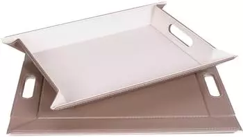 freeform Wendetablett DUO Kunstleder wei&szlig;/taupe 55x41cm (FFTM1417)