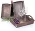 MCW Tablett C50 3er-Set Paulowniaholz, braun shabby (MCW-C50)