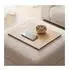Relaxdays Sofatablett Armlehne, Bambus, 42x34cm, natur (10046322)
