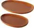 Boltze Torin Tablett-Set aus Holz, 2er-Set (20-29cm)