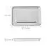 Relaxdays Instrumententablett 3er-Set, Edelstahl, 2,5x21,5x15cm (10047121)