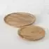 Boltze Maino Serviertablett Mangoholz 2er-Set, 26-35cm (1007975)