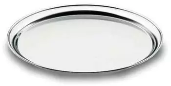 Lacor Serviertablett rund, Edelstahl 18/10, 40cm (62841)
