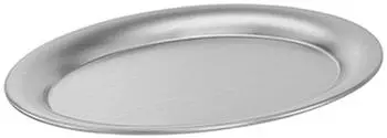 APS Serviertablett "Kaffeehaus" oval, Edelstahl, silber matt (30111)