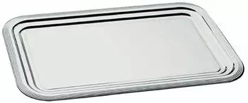 APS Partyplatte Classic, Metall, silber, 530x325mm (F764)
