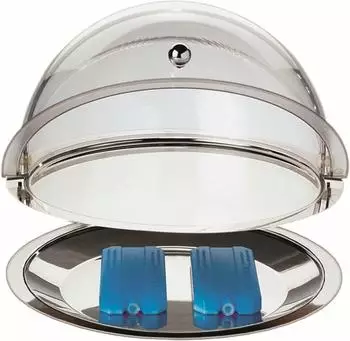 APS Thermo-Set Tablett-Set 5-teilig mit K&uuml;hl-Akkus und Rolltophaube (9082)