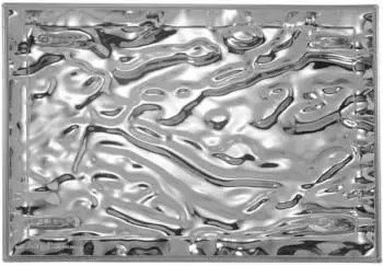 Kartell Dune Tablett klein, verchromt (1201XX)