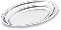 LACOR ovale Schale poliert oval satinierter Stahl 18/10 20x13 cm 62820