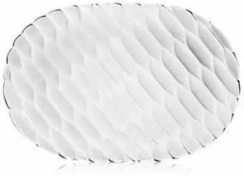 Kartell Jellies Family Tablett Kunststoff, transparent (36x25cm)