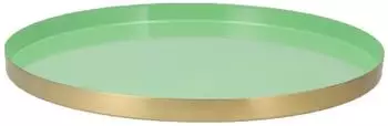 Marrakesch Orient & Mediterran Interior Serviertablett rund mint, 40cm (evgh-mee-100921)