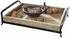 Loberon Tablett Troyes, Mangoholz, braun/schwarz (20788-2-1)