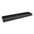 Spetebo Deko Tablett XXL Holz mit Metallgriffen, schwarz, 90x20cm (270983)