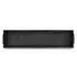 Spetebo Deko Tablett XXL Holz mit Metallgriffen, schwarz, 90x20cm (270983)