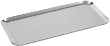 Schneider Auslagetablett rechteckig, Edelstahl, 28x14cm (154031)