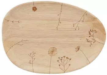 r&auml;der Wunderland Tablett Blumenwiese, Holz (20,5x14,5x1,5cm)