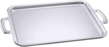Contacto Edelstahl Tablett rechteckig mit Griff 45 x 34 cm (950/450)